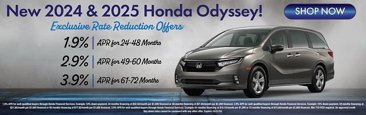 New 2024 & 2025 Honda Odyssey