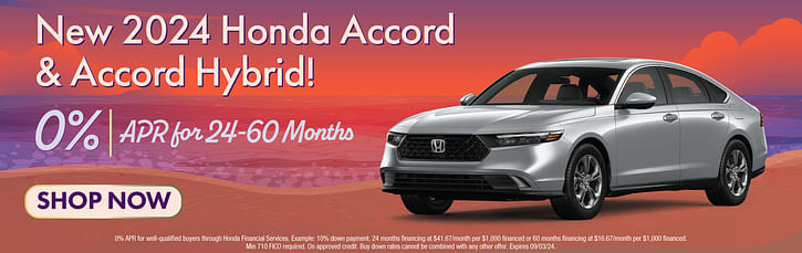 New 2024 Honda Accord and Accord Hybrid